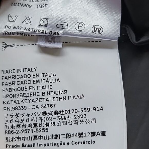 Miu Miu Technical Fabric Black  Sleeveless Vest/Dress with Gold Zipper Detail. - Picture 13 of 16